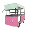 stainless steel electric bus food cart mobile food truck