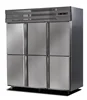 High Quality 6 Door Upright Commercial Refrigerator /Stainless steel Kitchen Upright Freezer with CE