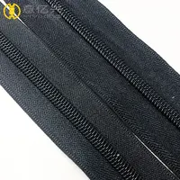 

#5 Black Nylon Zipper Long Chain #10 Nylon Continuous Industrial Zipper
