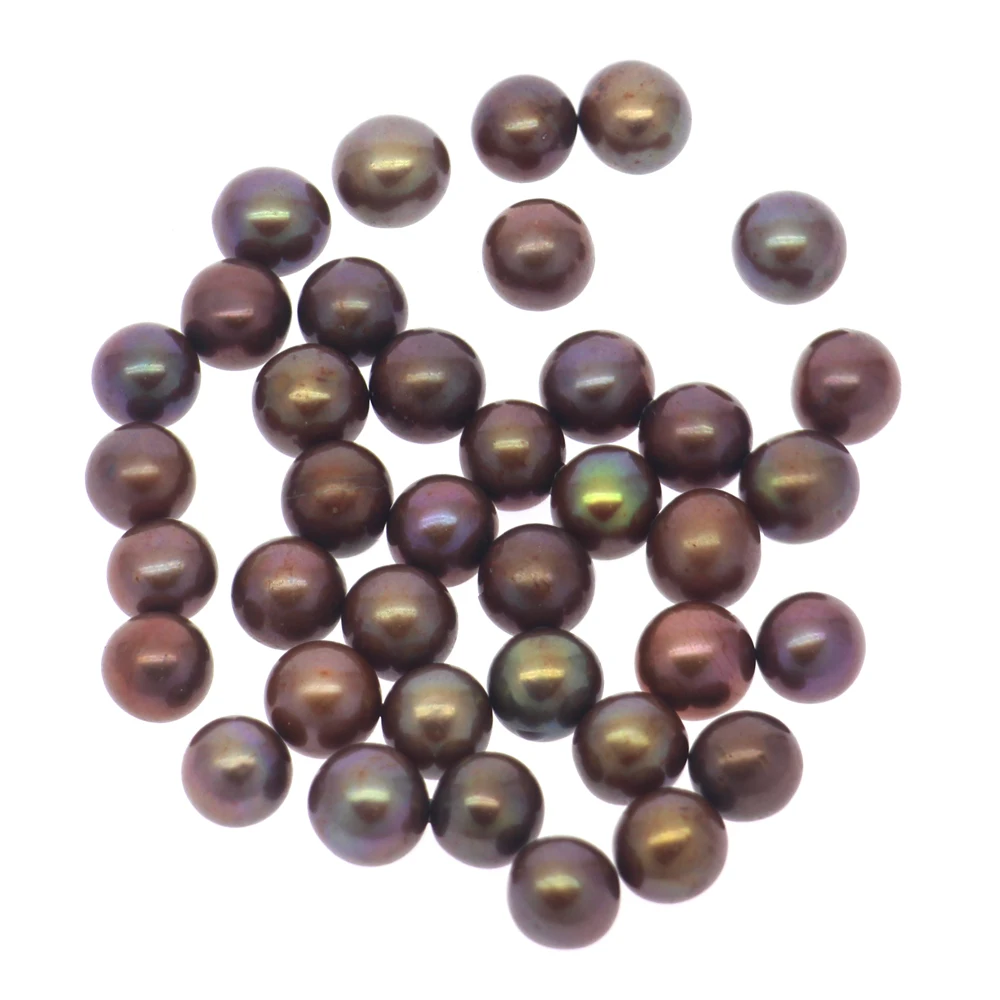 

Natural Freshwater Pearl 5A 6-7mm round pearl 25# color loose beads Artificial coloring is available in 29 colors