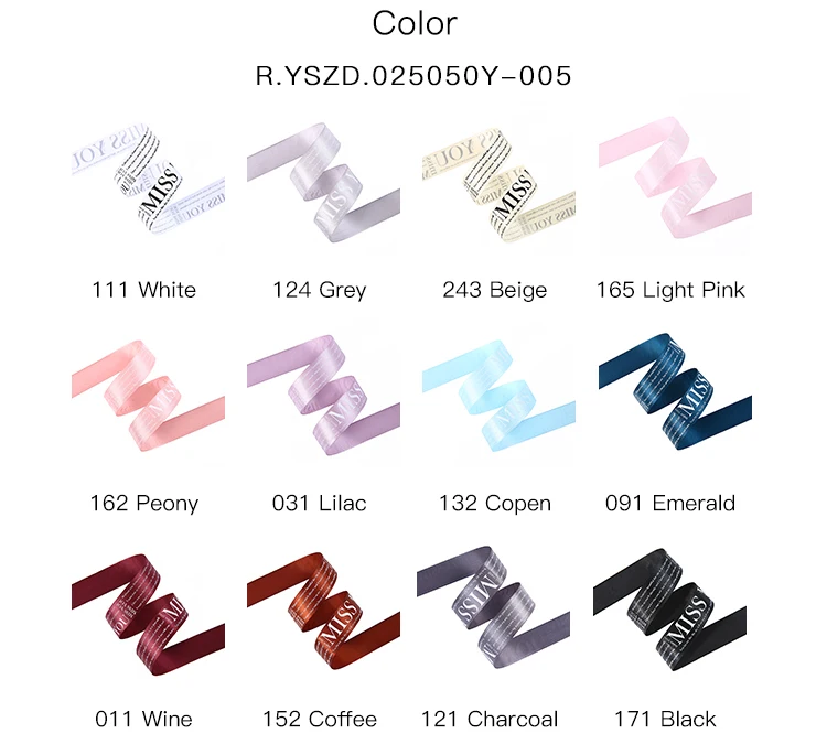 
Wholesale China Factory Custom Printed Satin Ribbon For Flower Wrapping 
