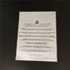 2019 Custom T shirt Cloth Transparent Poly Bopp Packaging Clear Plastic Bag