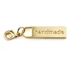 Garment Accessory Metal Zip Puller, Custom Wallet Metal Ring Zipper Pull with Clasp for Bags