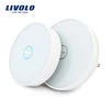 decorative hotel wireless electronic touch waterproof button plates doorbell switch