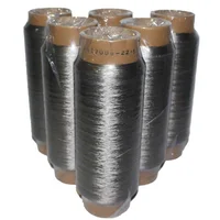 

316L Wholesale from yushun 275*6 100% metallic conductive yarn top quality metal fiber thread 100% stainless steel yarn