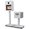 Portable social media software photo booth kiosk with printer and camera for sale