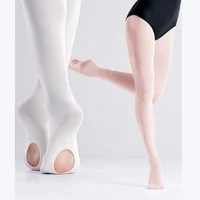 

China factory wholesale children and adult high elastic girls multicolor velvet ballet dance tights pantyhose training wear