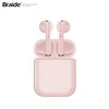 Amazon top seller i16 TWS V5.0 Super Bass Sound Earbuds, Wireless earphone with Mic Binaural call for Mobile phone