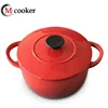 FDA color design enamel cast iron cookware/pot/casserole with factory price