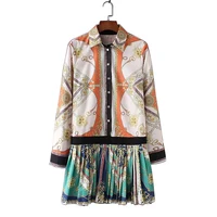 

Wholesale and retail factory sell Printing a few ethnic clothes skirt suit set
