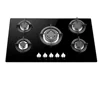 90cm Built in 5 Burner Glass gas cooker