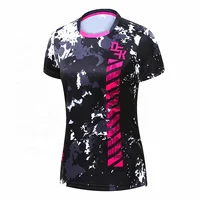 

2019 New arrival custom made badminton jersey and short latest design sublimated table tennis t shirt