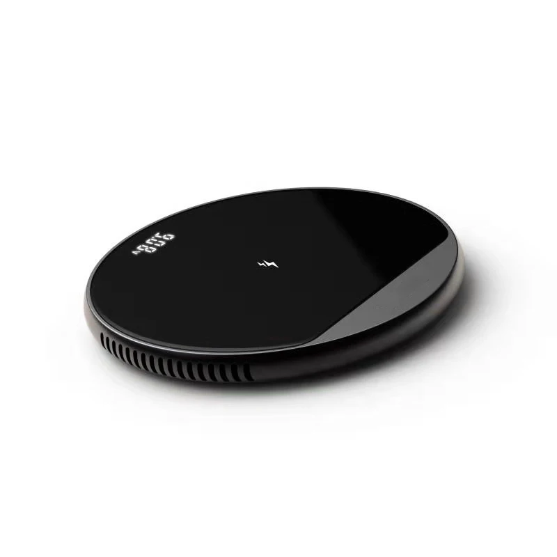 

Wireless Charger 12W Qi-Certified 3.3ft Type-C No Adapter, Black