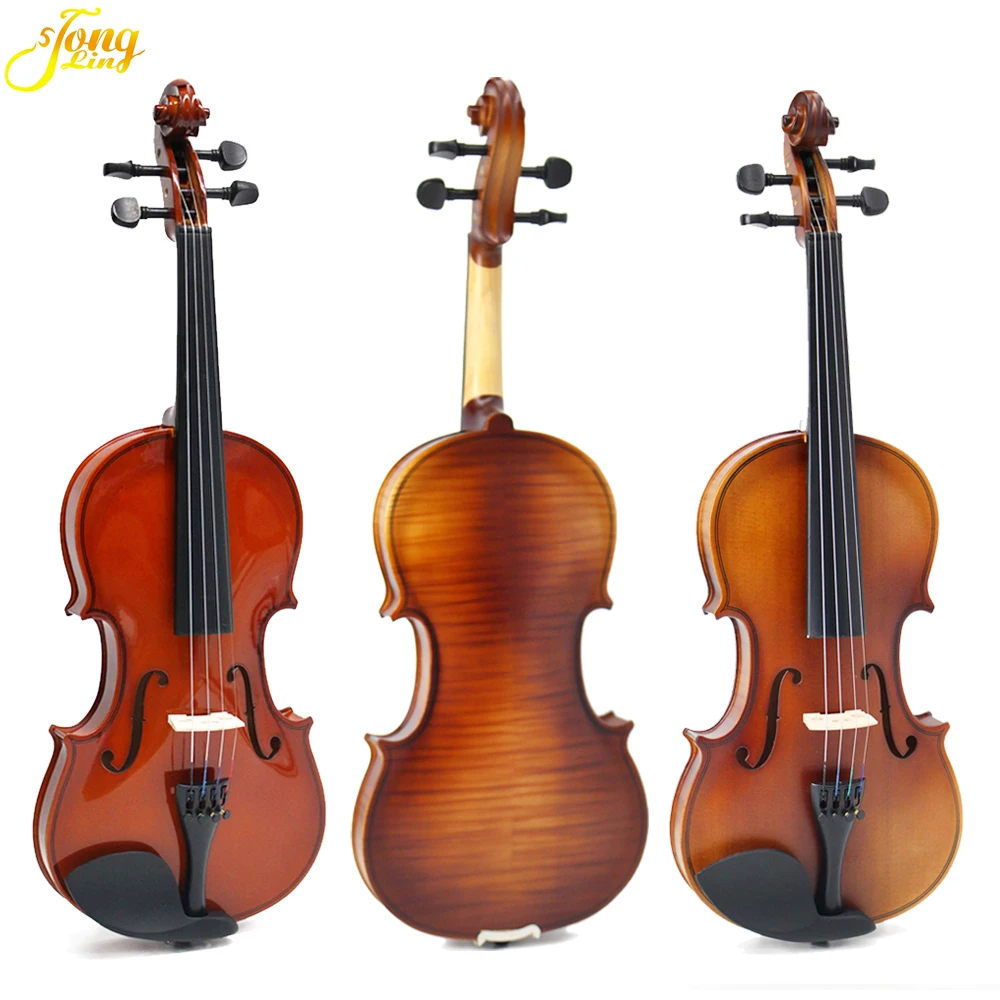 

4/4 Handmade Violino Cheap price German violin, Stain, red, purple, green