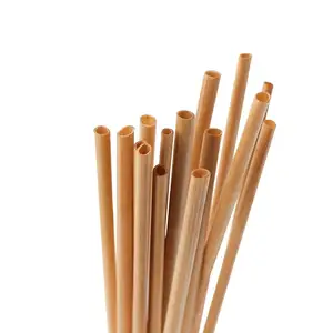 Image of New Arrivals 2019 Biodegradable Compostable Edible Straws, ECO Wheat Straw