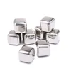 8 pcs PP case Stainless Steel Whisky Ice Cubes/Bar KTV Supplies Magic Wiskey/Wine/Beer cooler