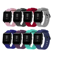 

BOORUI Silicone Strap for huami Amazfit Bip PACE Lite Smartwatch Bracelet Smart Watch Accessories with fashional colors