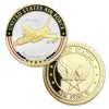 Us air force fighter F105 phantom souvenir Collection Challenge Coin metal coin commemorative metal round coin