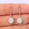 Personalized Women Opal Drop Earrings