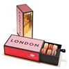 OEM luxury mini handmade chocolate candy drawer boxes window with clear lids