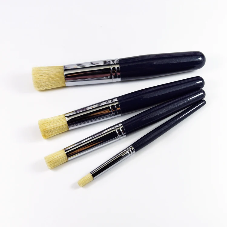 
bristle hair wooden handle stencil painting brush 