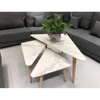 Triangle dining table living room furniture side tables tea table end table
