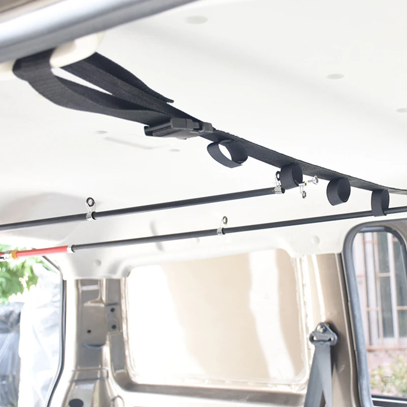 

overhead fishing rod holder for vehicle, Black