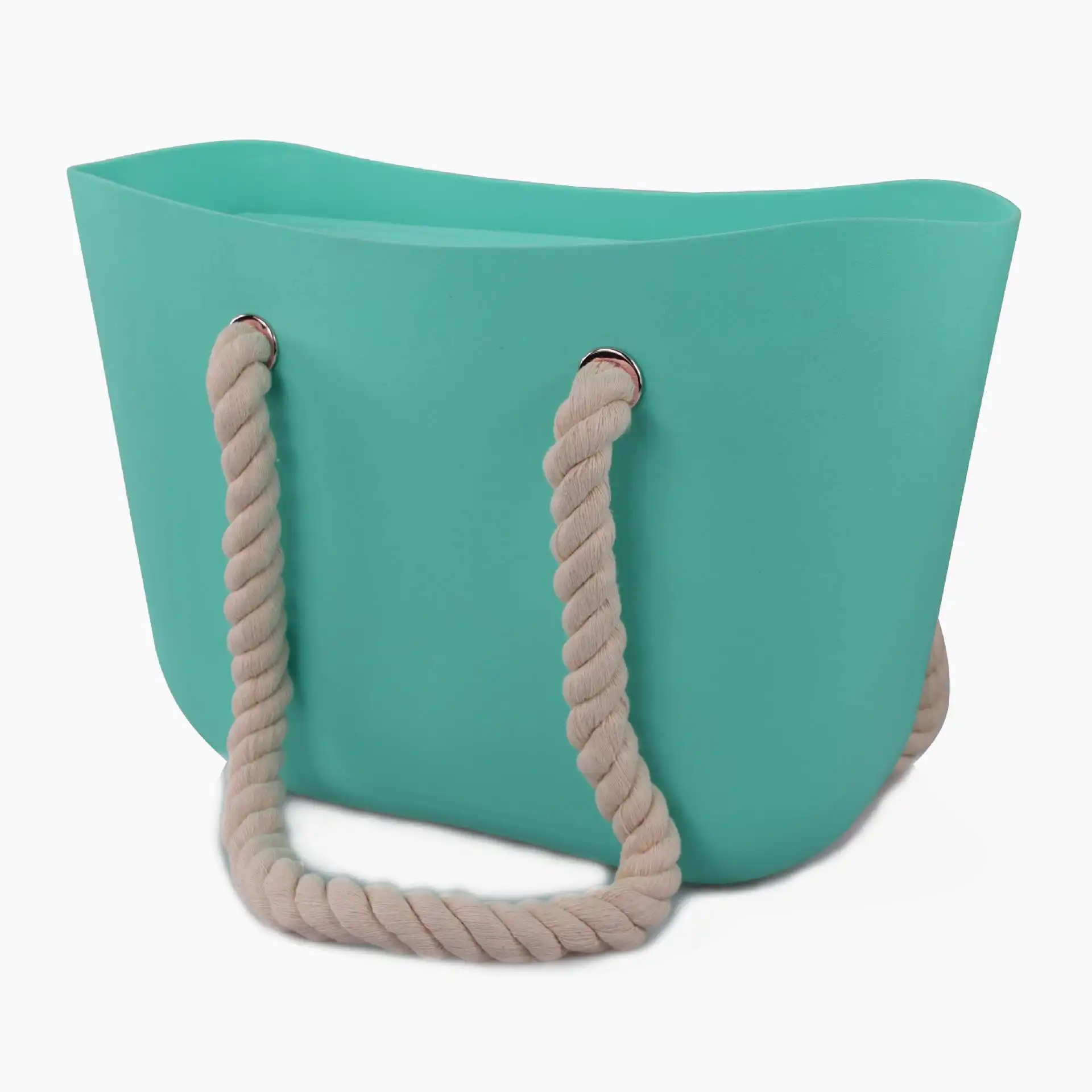 

2020 new design Customized Logo Printed Tote Bag Shopping Bag Silicone rubber New beach shoulder bag Beach handbag, Customizable