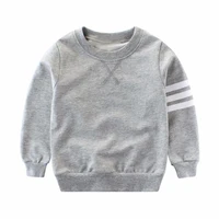 

Mudkingdom kid boy 100 cotton sports wholesale white striped sweatshirts