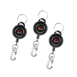 Piscifun 3pcs Portable High Quality  Professional  Retractor Fishing Zinger With Hook