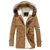 

Parka jacket casual men's clothing outerwear male overcoat wadded jacket Down & Parka winter jacket mens winter coat