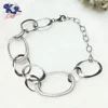 Circles Silver Bangle Bracelets For Ladies China Jewelry Stand