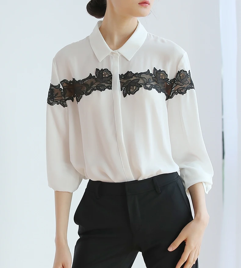 Venta al por mayor diseno de blusa de blonda Compre online Venta al por mayor diseno de blusa de blonda Compre online