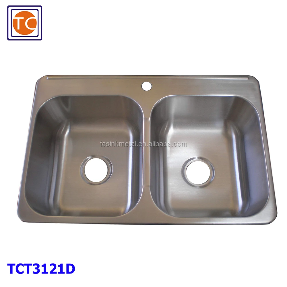 31 X21 Above Counter Kitchen Sink With 1 Tap Hole Undercoating And Installation Clips Buy Above Counter Kitchen Sink 31 Kitchen Sink Above Counter