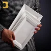 New Product Ideas 2019 Factory Wholesale Restaurant Crockery Dish Set rectangle ceramic plate