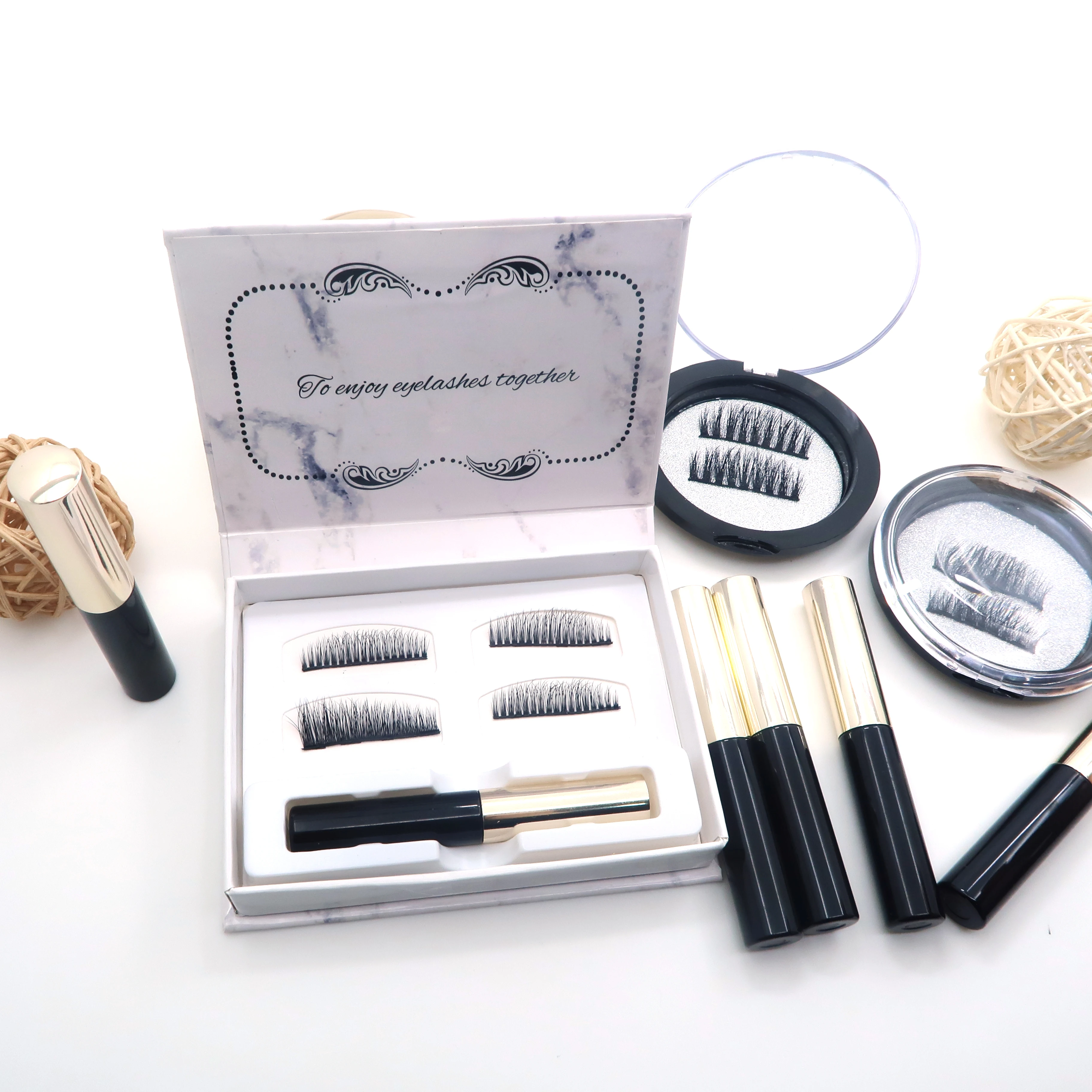 

Eyelash korea Eyelash wholesaler fake eyelashes long, Natural black