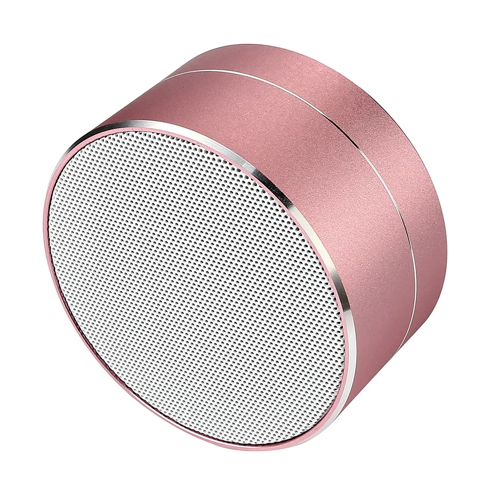 

New Arrivals 2020 Free Shipping Metal Mini Portable Active Ceiling Wireless Speaker With Speaker Cable, Black/rose gold /pink /blue /red