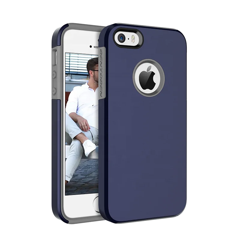 

BENTOBEN Shockproof Phone Case for Phone 5/5S/SE, Rose gold/dark blue/red