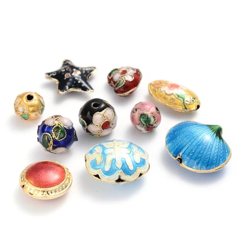 

PandaHall Mixed Handmade Colorful Flower Cloisonne Beads Wholesale
