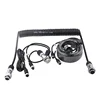5 pin metal trailer sprial coil cable to 4 pin video adapter for electric mini truck