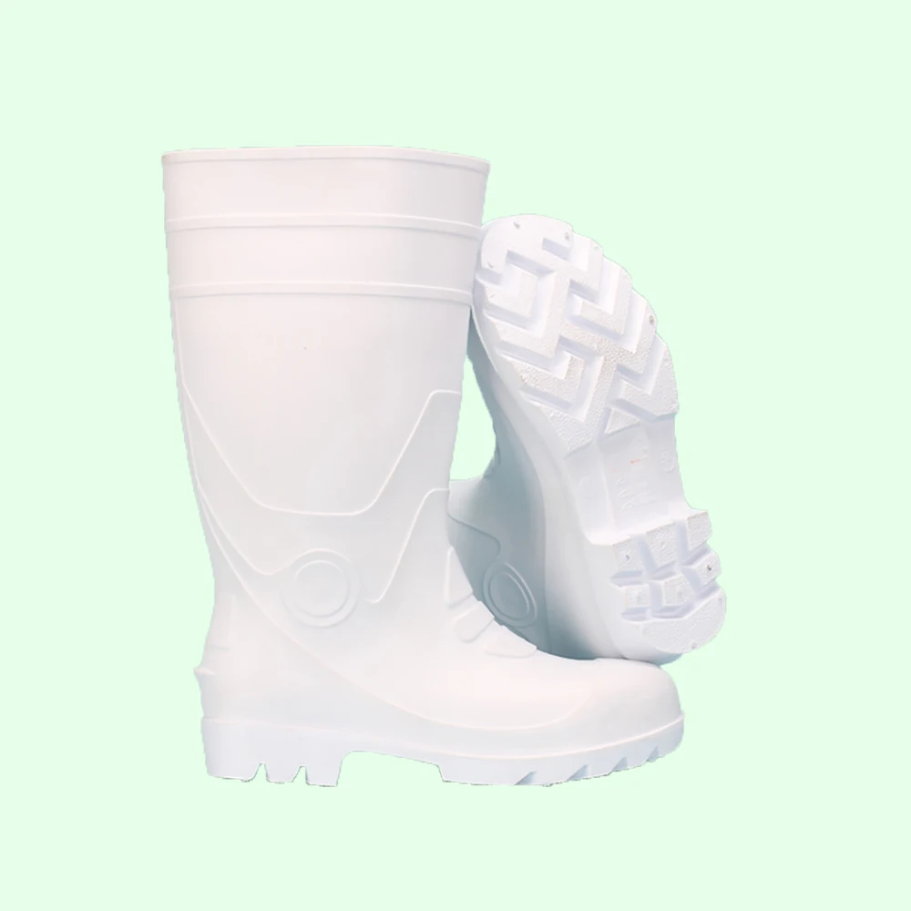 

white work safety shoes wellington white gum boots for foods