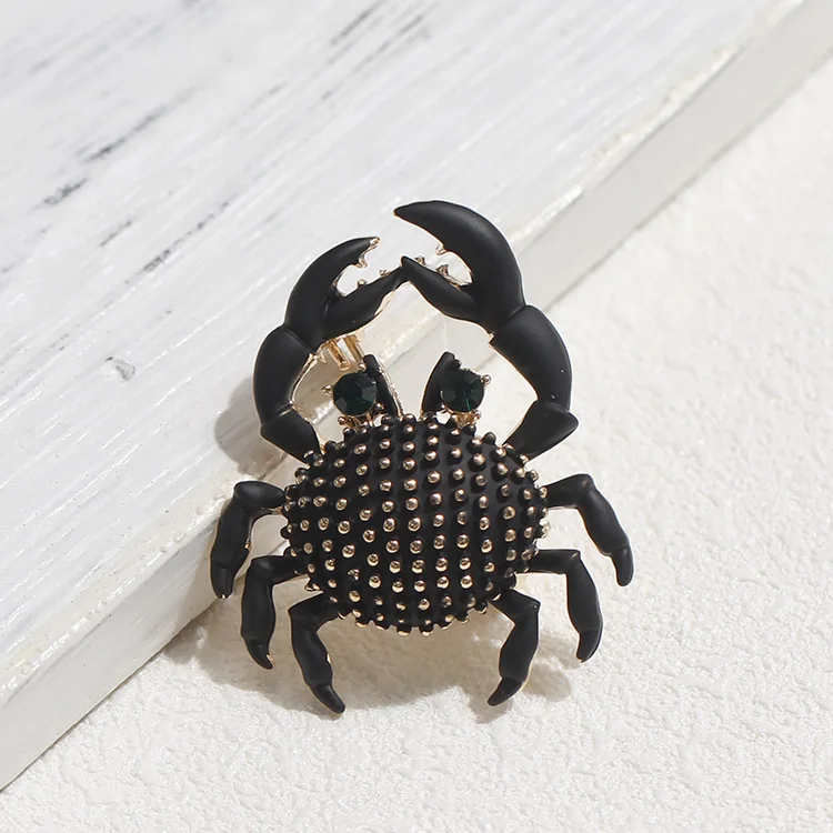 

good selling crab brooch metal animal pins for women brooch