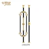 Modern style aluminum and brass baluster