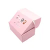 Black Hot Stamping Gold Silver E-commerce Tuck Top Packaging Triangle Sandwich Monitoring Package In Rectangular Paper Box