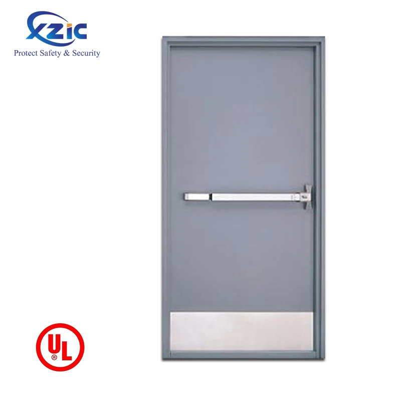 
High safety level fire proof steel doors ul fire rated door 