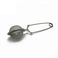 

High quality stainless steel mesh ball shape tea infuser tea strainer with Handle