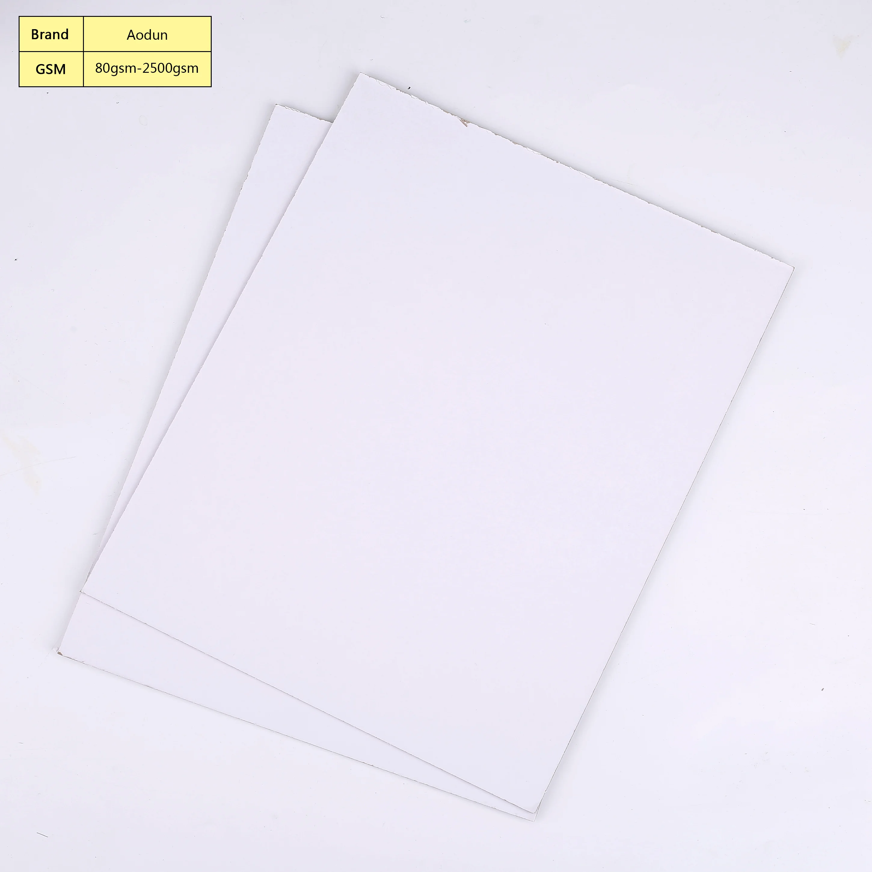 
Packing Printing Paper White Coated Duplex Board Grey Back 250gsm To 500gsm Cardboard Duplex Paperboard 