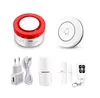 APP Tuya home alarm system work with smart WIFI security detector alarm