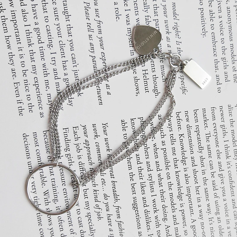 

Factory Price 100% 925 Silver Fashion Minimalism Delicate Chain Bracelets Fine Jewelry for Female