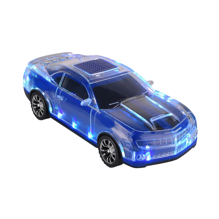 

New Arrival Car Shape Popular LED Light music portable wireless speaker